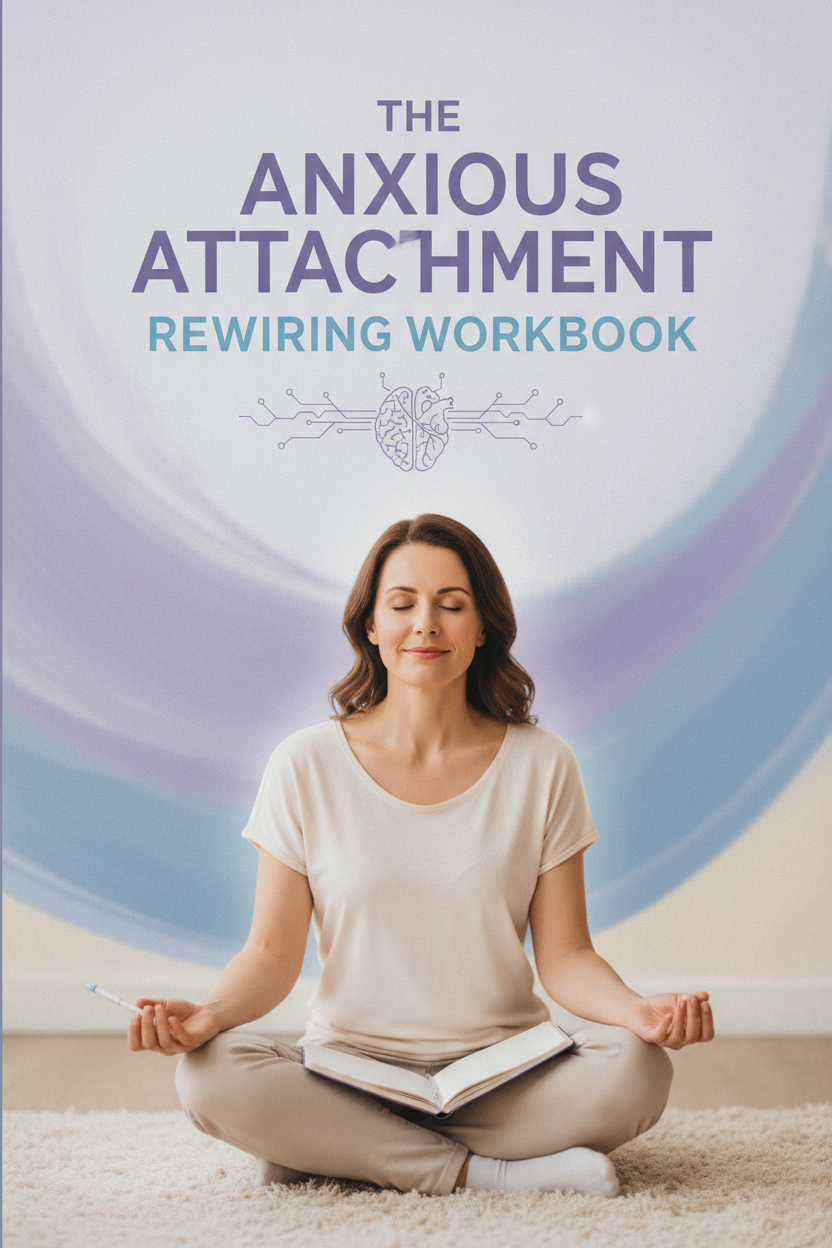The Anxious Attachment Rewiring Workbook — PDF guide cover